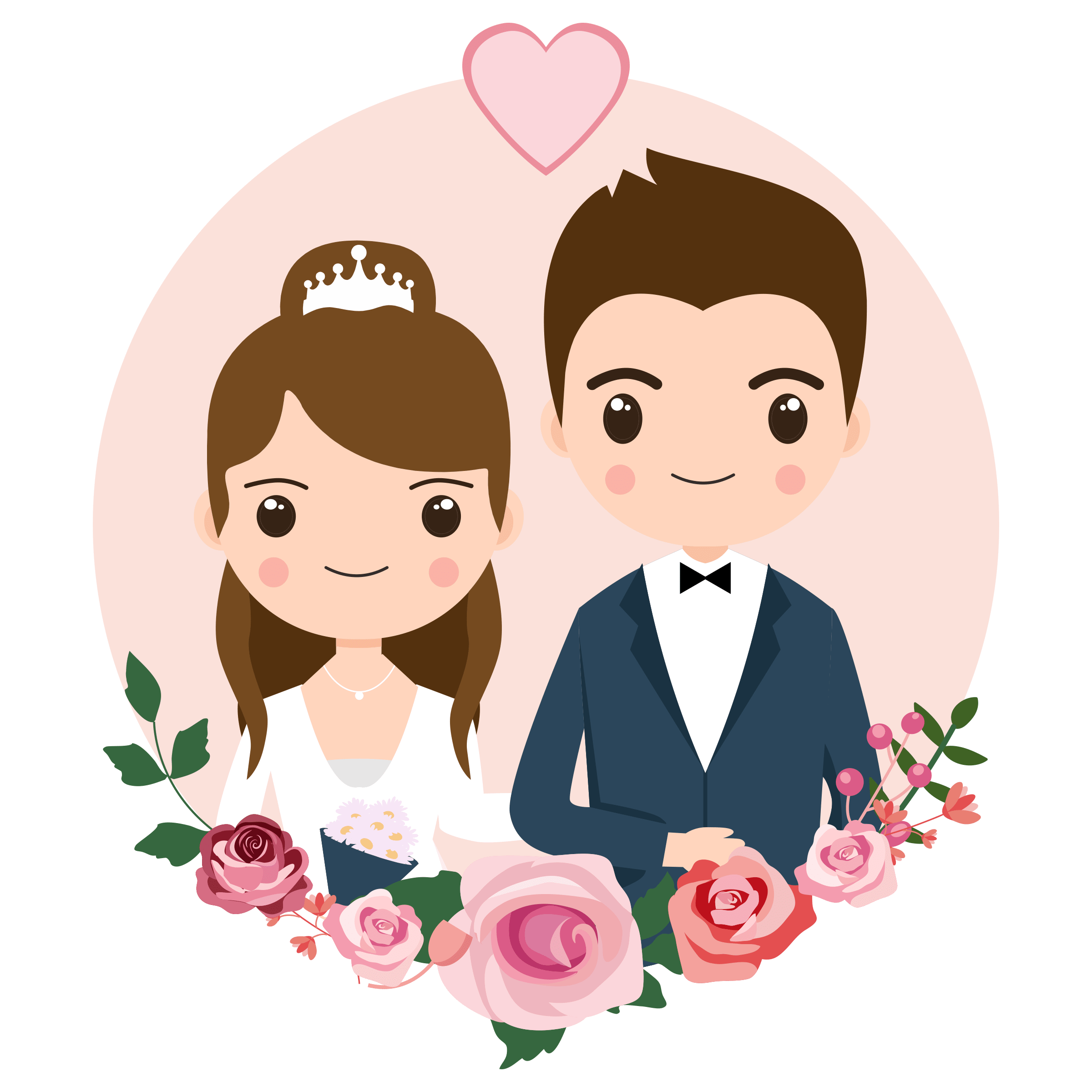 —Pngtree—happy wedding vector element design_8634632 —Pngtree—happy wedding vector element design_8634632